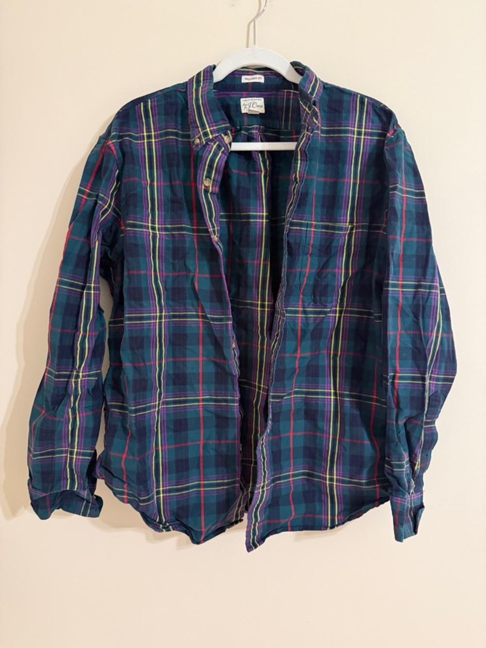 J. Crew Relaxed Fit Button Down Shirt SZ L